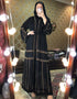 Diamond-Embellished Abaya Dress for Women